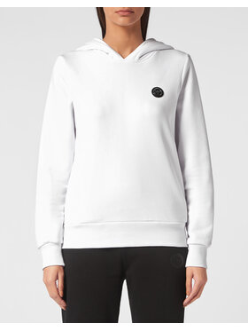 Plein Sport Plein Sport Mikina 13233 Bílá Regular Fit