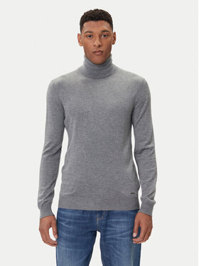 Guess Guess Rollkragenpullover M5BR09 Z0432 Grau Regular Fit