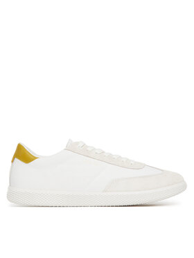 Calvin Klein Calvin Klein Sneakersy Low Top Lace Up Cv Mix HM0HM01724 Bílá
