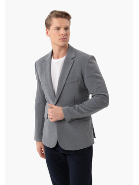 Volcano Volcano Marynarka JB-ABIS Szary Regular Fit