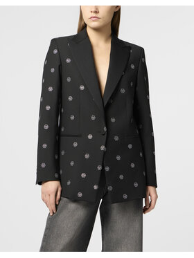 PHILIPP PLEIN PHILIPP PLEIN Marynarka 28976 Czarny Loose Fit