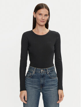 Gap Gap Bluzka 542721-00 Czarny Slim Fit