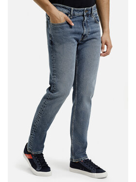 Cross Jeans Cross Jeans Jeansy C 132-164 Niebieski Straight Leg