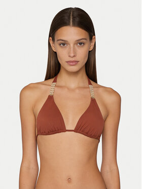 Guess Guess Vrchní část bikin E6GJ41 KG272 Hnědá