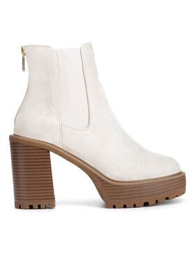 Nine West Nine West Členková obuv WFA3374-1 Écru