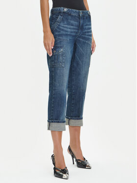 Guess Guess Traperice W5YA2D D5R0D Tamnoplava Straight Leg