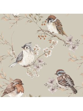 Dekornik Dekornik Tapeta Birds Green Zielony