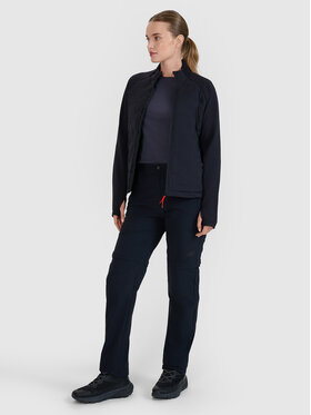 4F 4F Kurtka outdoor TREKKING Czarny Regular Fit