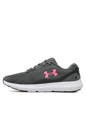 Under Armour Tenisice Za Trčanje UA W Surge 3 3024894-103 Siva