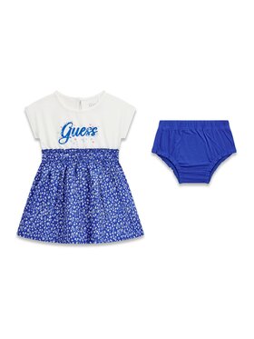 Guess Kids Guess Kids Každodenní šaty 181326 Světle modrá Classic Fit