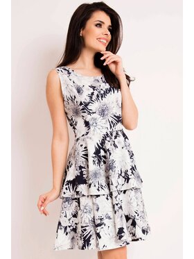 Infinite You Infinite You Sukienka letnia M126 Granatowy Basic Fit