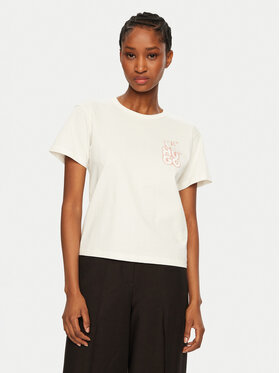 HUGO HUGO Тишърт Destrel_1 50534246 Екрю Regular Fit