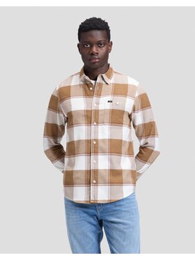 Lee Lee Koszula SURE SHIRT Biały Regular Fit