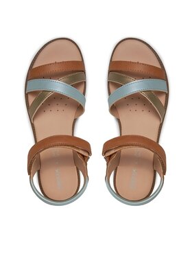 Geox Sandale J Sandal Karly Girl J5235D 054AJ C5BF3 D Bež