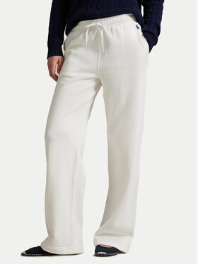 Polo Ralph Lauren Polo Ralph Lauren Spodnie dresowe 211977959003 Biały Wide Leg