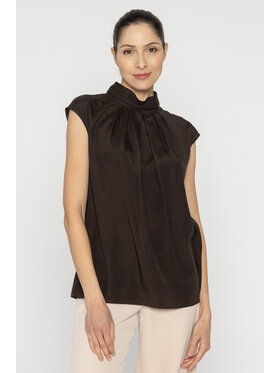 Deni Cler Milano Deni Cler Milano Top T-DC-0011-D2-80-78-1 Brązowy Regular Fit