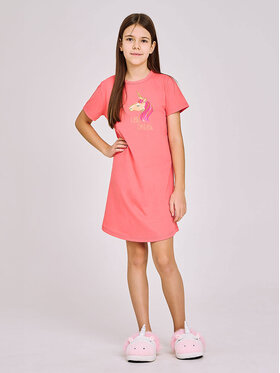 Taro Taro Koszula nocna TA3144-01 Koralowy Basic Fit