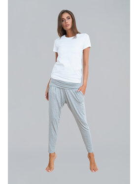 Italian Fashion Italian Fashion Spodnie dresowe Grey Szary Baggy Fit
