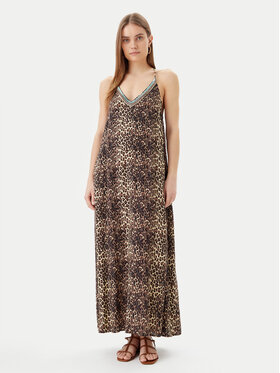 LOLA CASADEMUNT LOLA CASADEMUNT Vasarinė suknelė LS2516041 Ruda Relaxed Fit