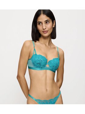 Triumph Triumph Biustonosz balkonetka Crazy Stupid Love 10222359 Niebieski