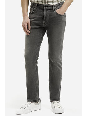 Cross Jeans Cross Jeans Jeansy C 132-146 Szary Straight Leg