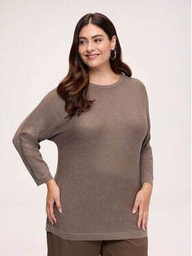 Fiorella Rubino Fiorella Rubino Maglione M216E102298N002 Crema Over Fit