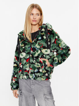 Desigual Desigual Kažoks 23WWEW51 Zaļš Regular Fit