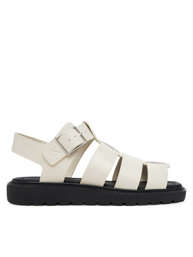 Calvin Klein Jeans Calvin Klein Jeans Sandales Sq Molded Sdl Fisherman Mg Wn YW0YW01700 Écru