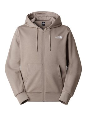The North Face The North Face Bluza Simple Dome Light Regular Full Zip Hoodie Szary Regular Fit