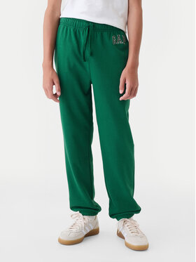 Gap Gap Donji dio trenerke 542339-00 Zelena Regular Fit