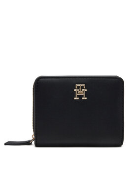 Tommy Hilfiger Tommy Hilfiger Portofel Mic de Damă Th Logotape Med Za AW0AW17408 Negru