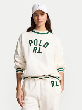 Polo Ralph Lauren Polo Ralph Lauren Sweatshirt 211941211001 Écru Relaxed Fit