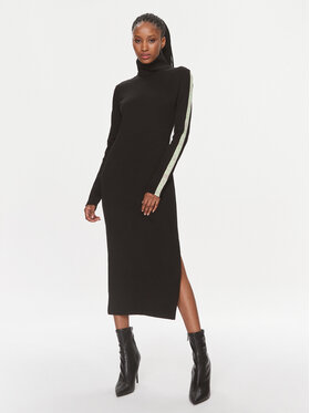 Calvin Klein Jeans Calvin Klein Jeans Kötött ruha J20J222728 Fekete Regular Fit