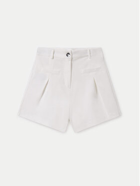 Mayoral Mayoral Pantalon scurți din material 6214 Écru Regular Fit
