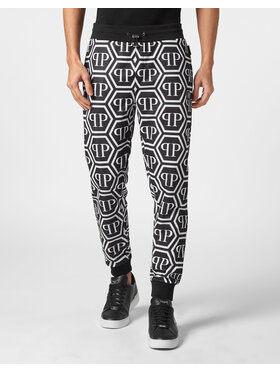 PHILIPP PLEIN PHILIPP PLEIN Teplákové kalhoty 20635 Černá Jogger Fit