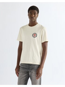 Wrangler Wrangler T-Shirt SMALL AMERICANA TEE Biały Regular Fit