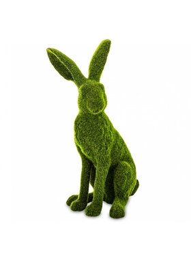 MIAhome MIAhome Figurka siedzący zając Verde Zielony