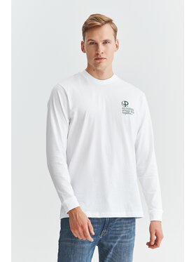 Pako Lorente Pako Lorente Longsleeve C21WF-TL-05 Biały Oversize