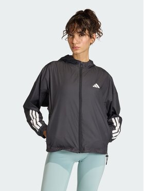 adidas adidas Wiatrówka Hyperglam Czarny Loose Fit