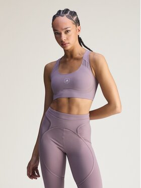 adidas by Stella McCartney adidas by Stella McCartney Biustonosz sportowy 157217 Fioletowy
