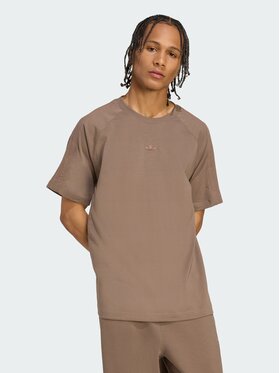 adidas adidas T-Shirt Premium Essentials Tee Brązowy Loose Fit
