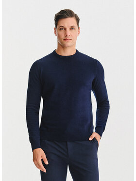 Pako Lorente Pako Lorente Sweter P25WF-2X-003 Granatowy Classic Fit