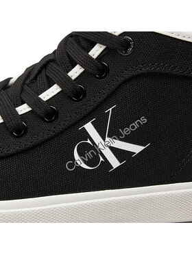 Calvin Klein Jeans Superge Skater Vulcanized High Cs Ml Mr YW0YW01454 Črna