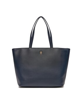 Tommy Hilfiger Tommy Hilfiger Käekott Th Essential Sc Tote Corp AW0AW16089 Tumesinine