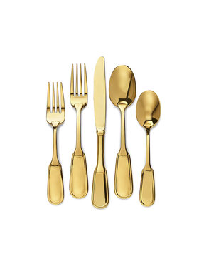Ralph Lauren Home Ralph Lauren Home Komplet sztućców Wentworth Gold Złoty