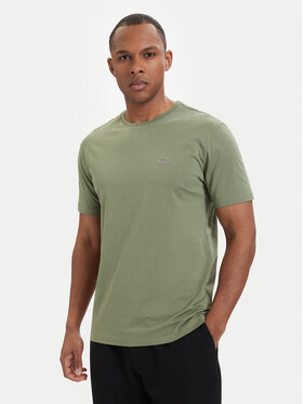 Gant Gant Tricou Shield  2003184 Verde închis Regular Fit