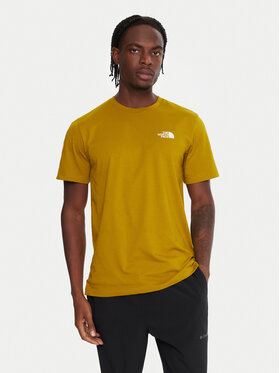 The North Face The North Face Majica Simple Dome NF0A87NG Rumena Regular Fit