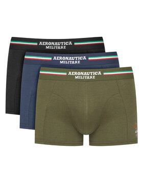 Aeronautica Militare Aeronautica Militare Набір з 3 пар боксерів AM1UBX001T Кольоровий
