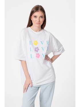 LAURELLA LAURELLA Bluzka 1UL022 Biały Regular Fit