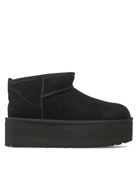 Ugg Ugg Μπότες Χιονιού W Classic Ultra Mini Platform 1135092 Μαύρο